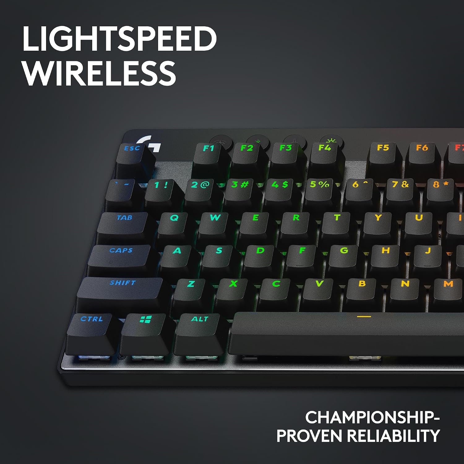 Detalle de Logitech G PRO X TKL LIGHTSPEED Wireless Gaming Keyboard (UK) with GX Brown Switches