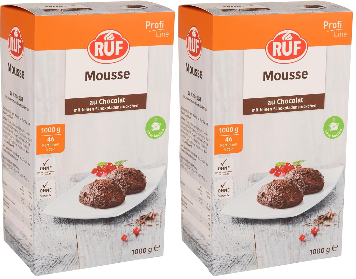 Thumbnail 6 de RUF Mousse Bourbon-Vanille (1 x 1000 g) – portionsfertige Dessertmousse ohne Kochen