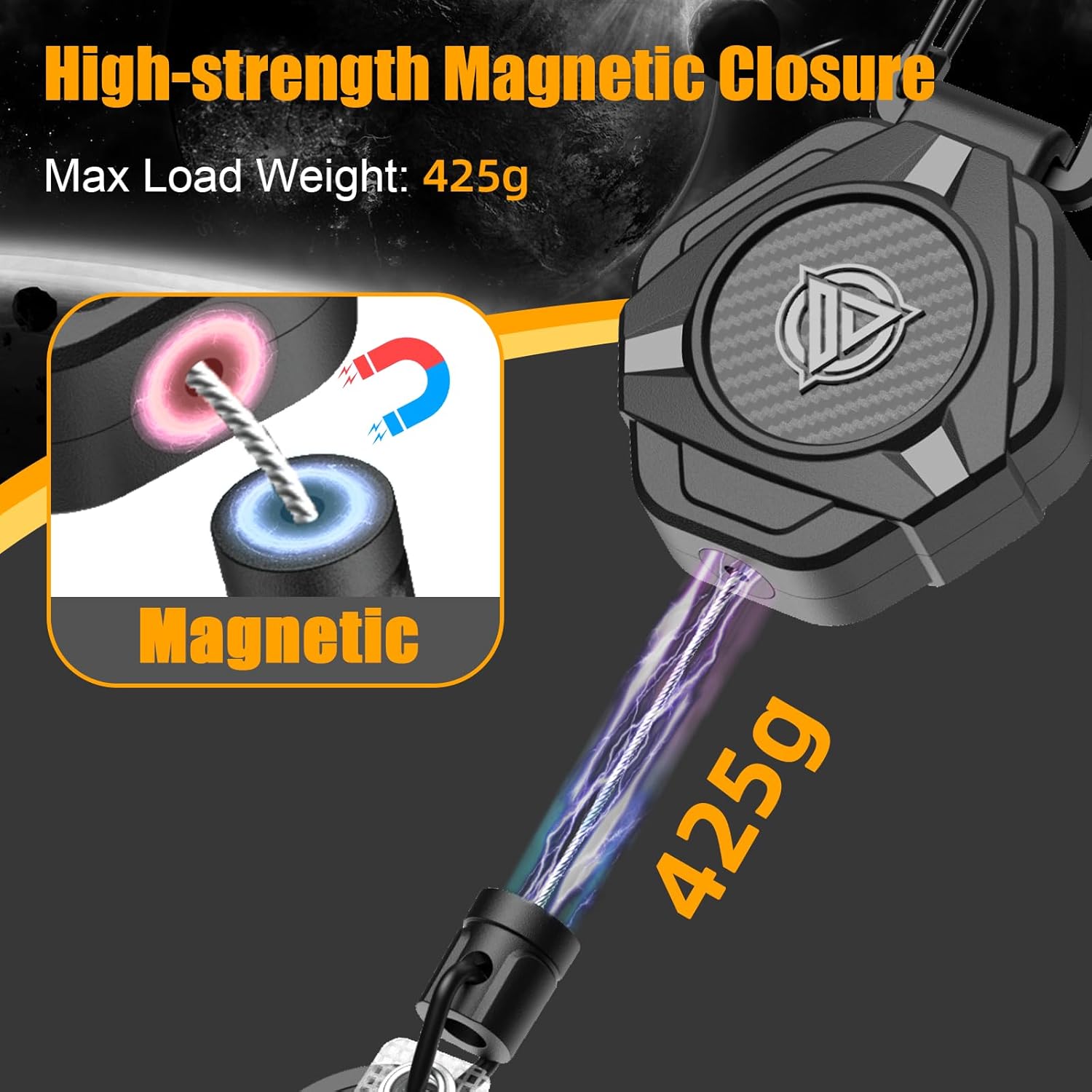 Thumbnail 2 de Oaridey Magnetic Anti-Theft Phone Strap (2 Pack)