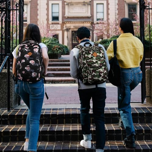 Thumbnail 7 de ZORFIN 26L Black Backpack: All-Season, Water-Resistant Organizer for College and Travel