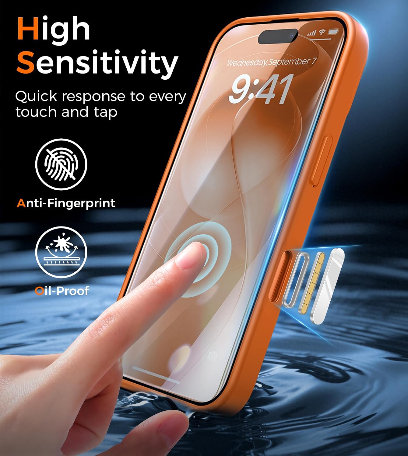 Thumbnail 4 de Guisessy Coque Magnétique iPhone 17 Pro Max 18N
