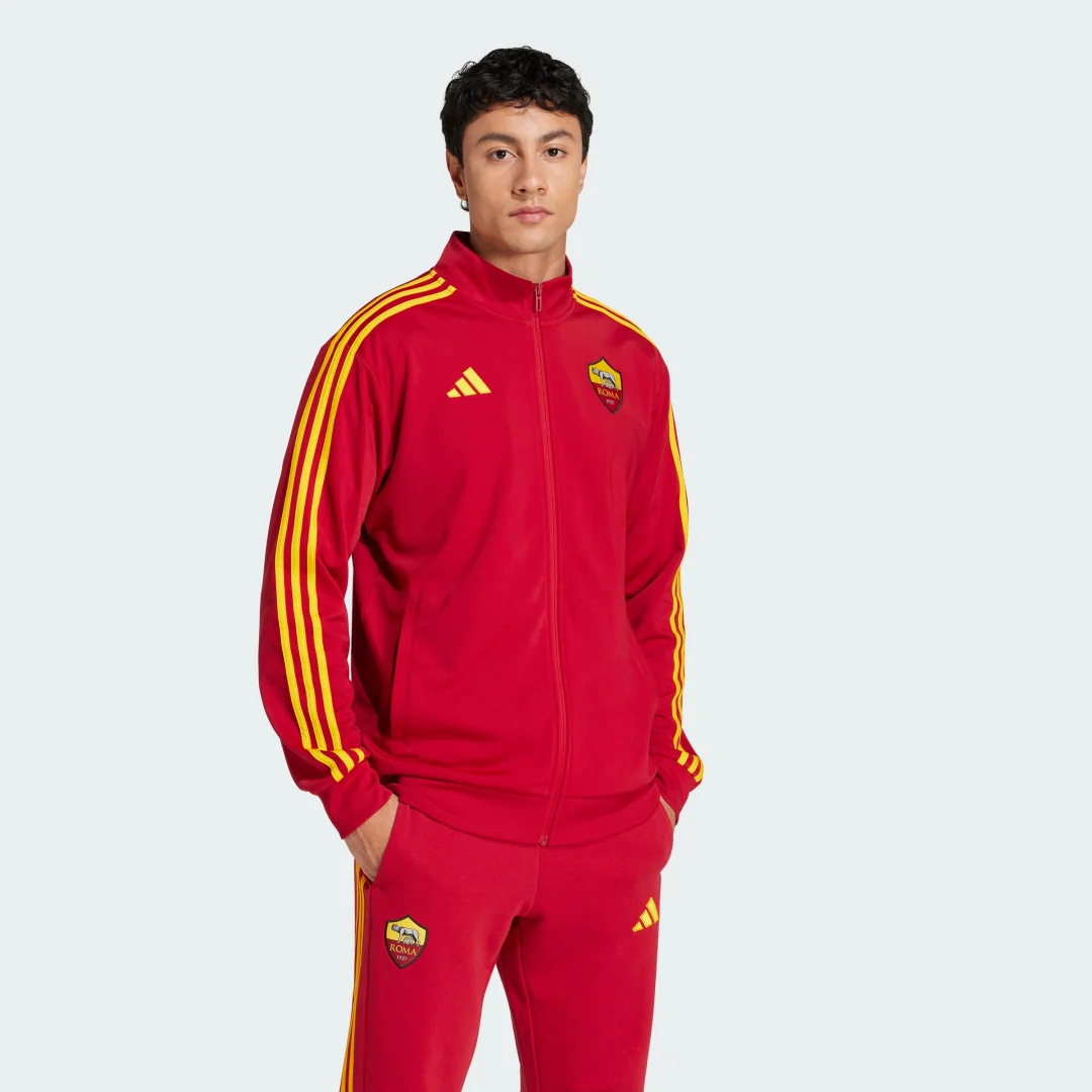 Thumbnail 2 de Chaqueta AS Roma DNA de Adidas, burdeos