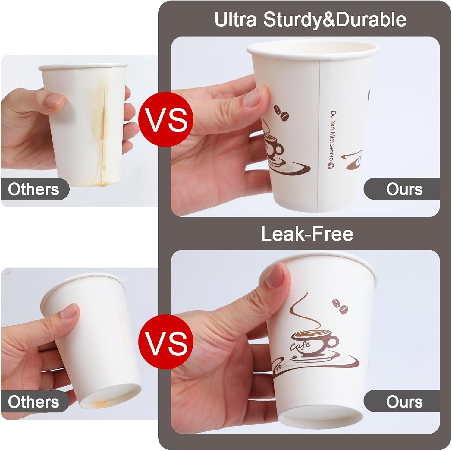 Detalle 1 de Lamosi Coffee Cups 12 oz 240 Pack