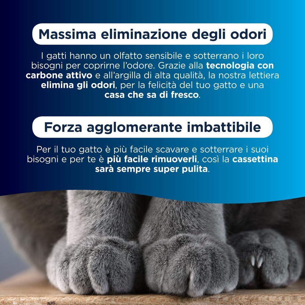 Detalle de Lettiera Ever Clean Senior Cat — lettiera agglomerante per gatti anziani, 20 L