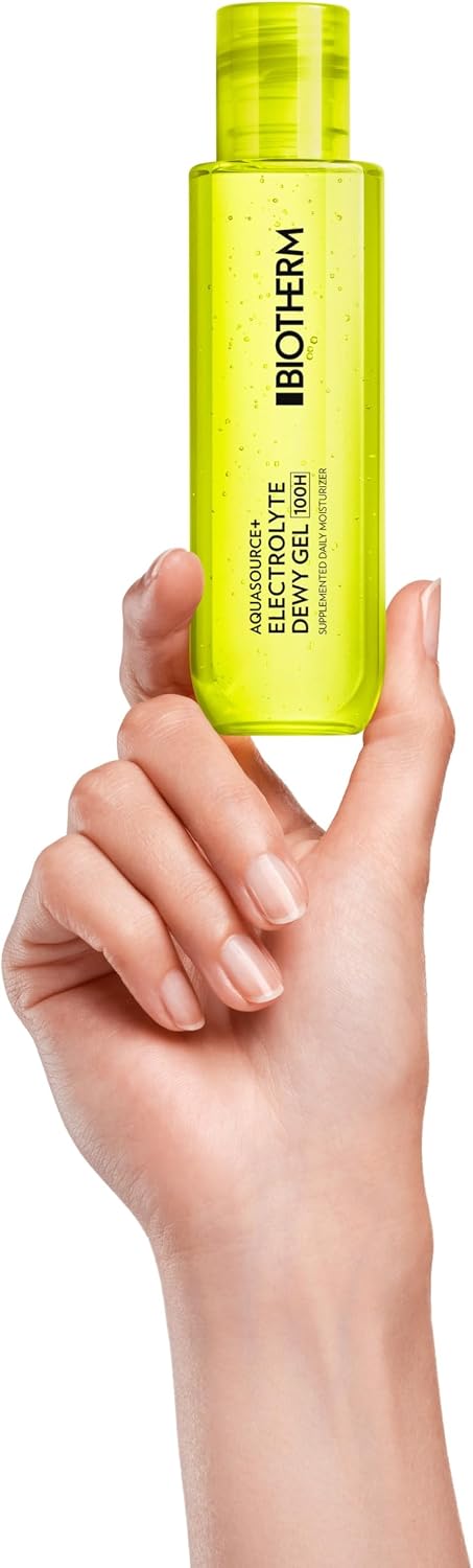 Detalle 2 de Biotherm Aquasource+ Electrolyte Dewy Gel 100H: gel idratante leggero con elettroliti per pelle elastica