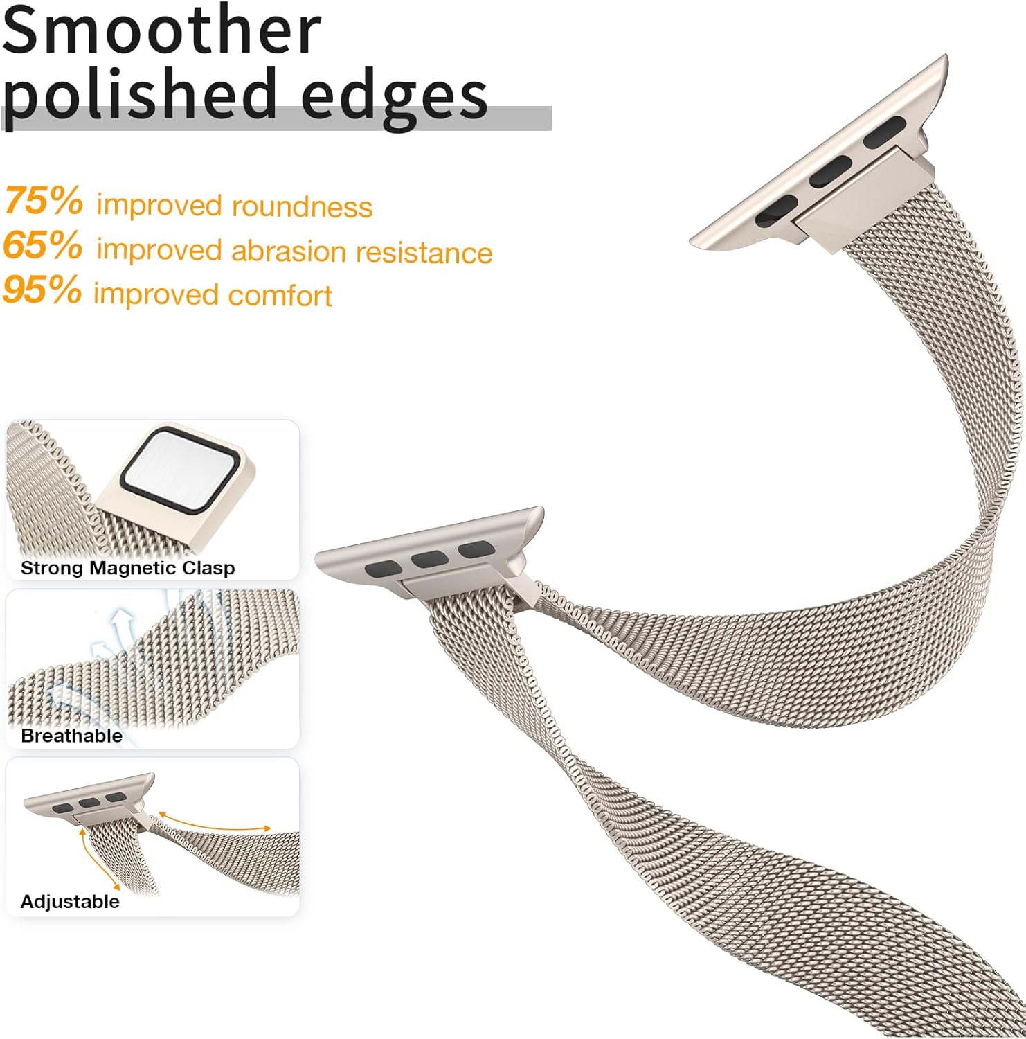 Detalle 2 de MARGE PLUS Slim Milanese Loop 16mm