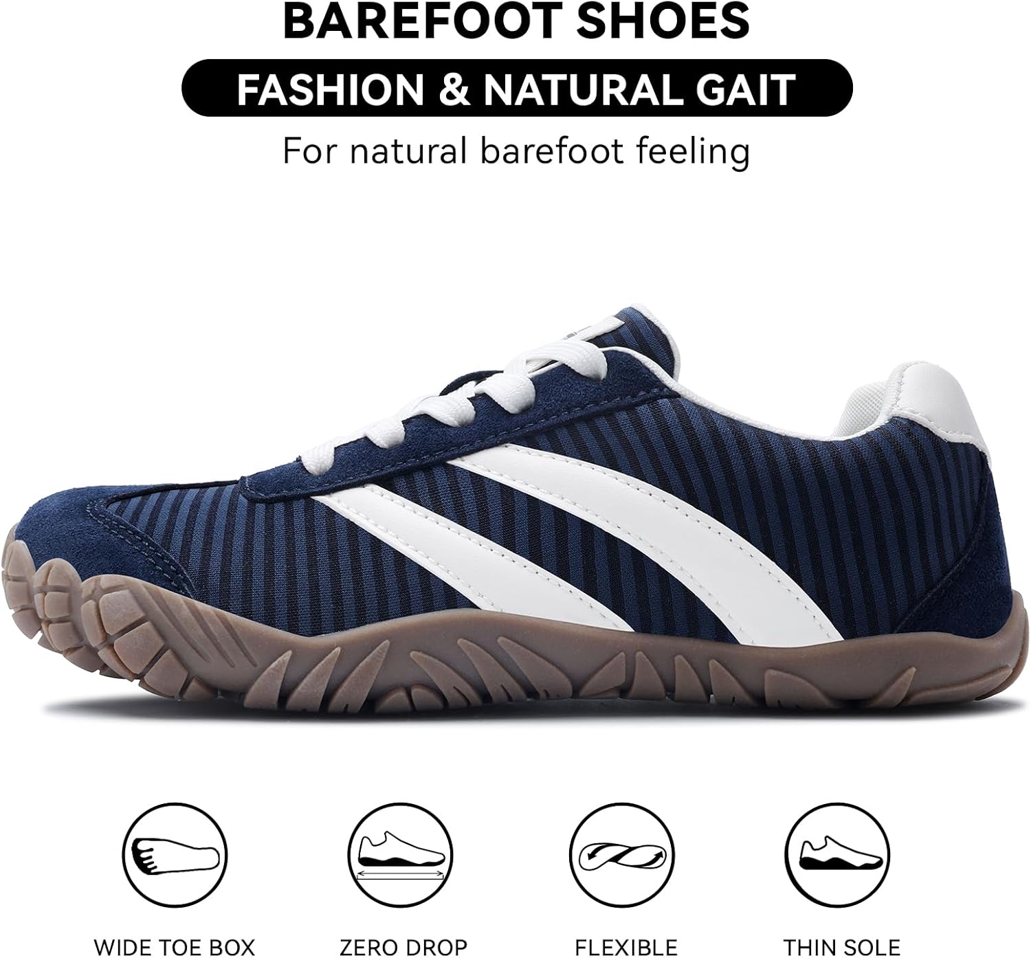 Thumbnail 1 de Barefoot Shoes Women Men – Wide Toe Box Minimalist Sneakers