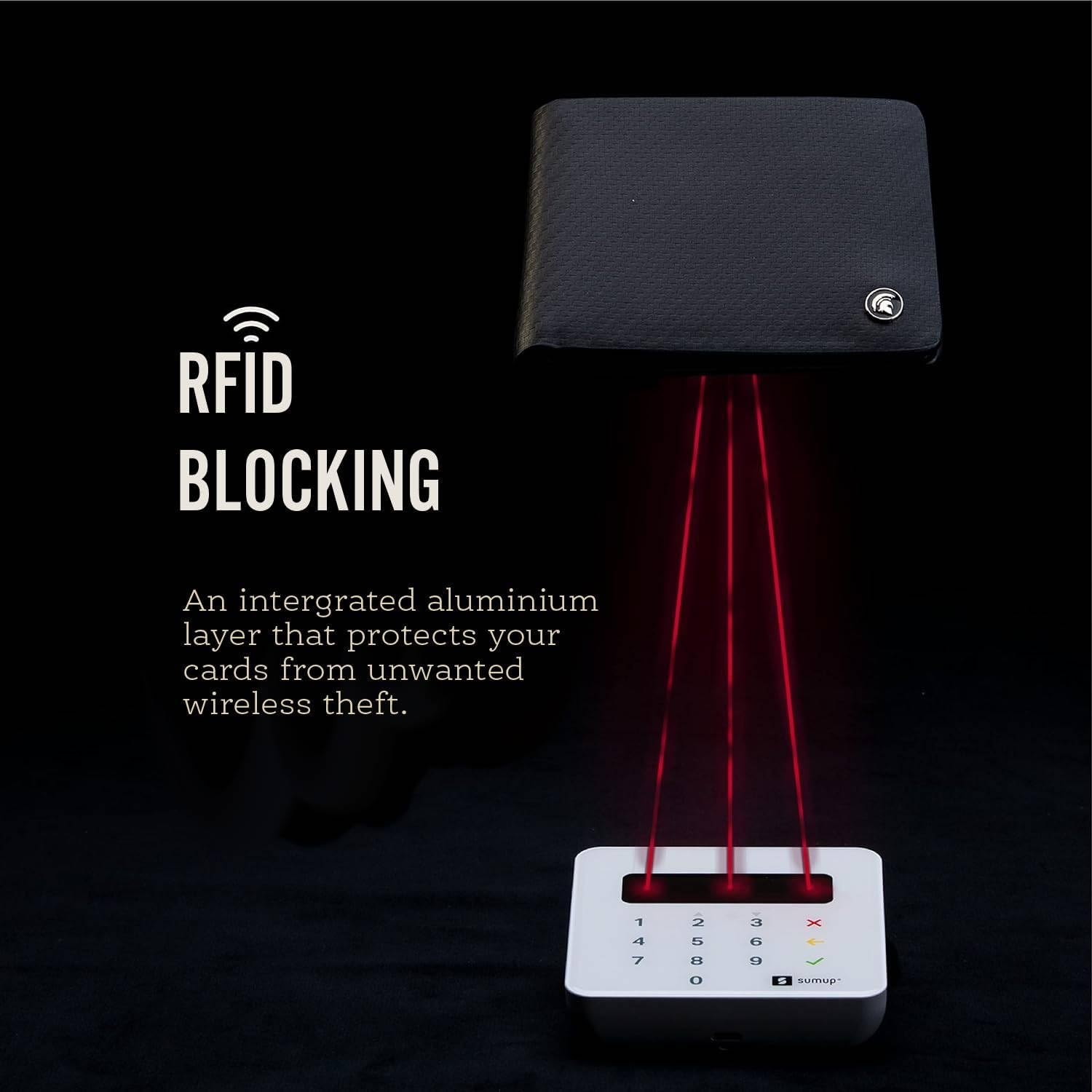 Thumbnail 2 de POWR Mens Wallet RFID Carbon Fibre 6‑Slot