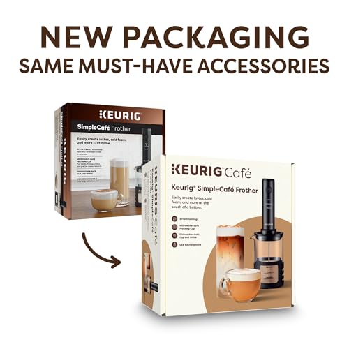 Thumbnail 1 de Keurig SimpleCafe Frother: Rechargeable Handheld Milk Frother for Lattes, Cappuccinos & Iced Coffee