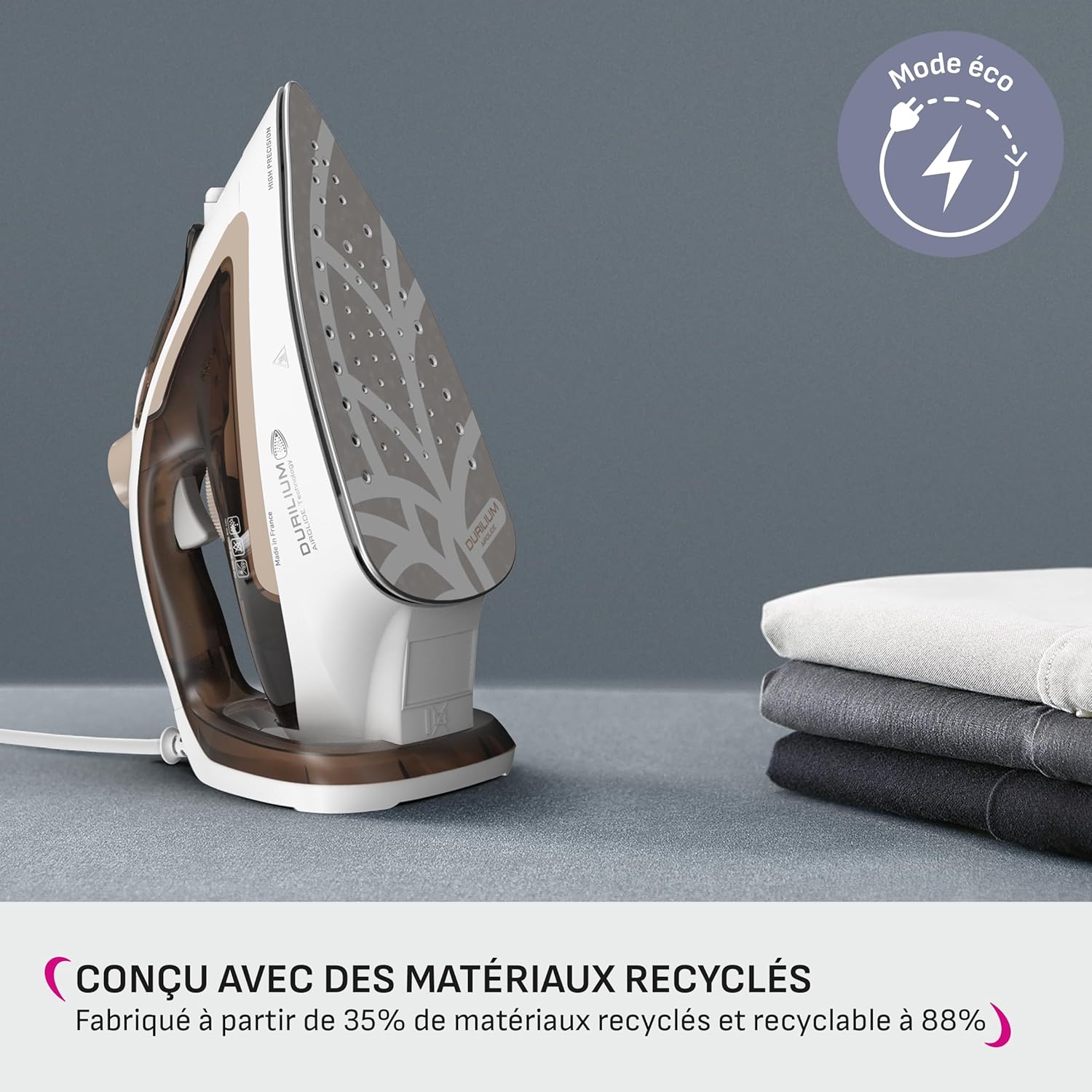 Detalle 2 de Calor Easygliss Eco fer à repasser 2800 W : débit vapeur 50 g/min et pressing 240 g/min
