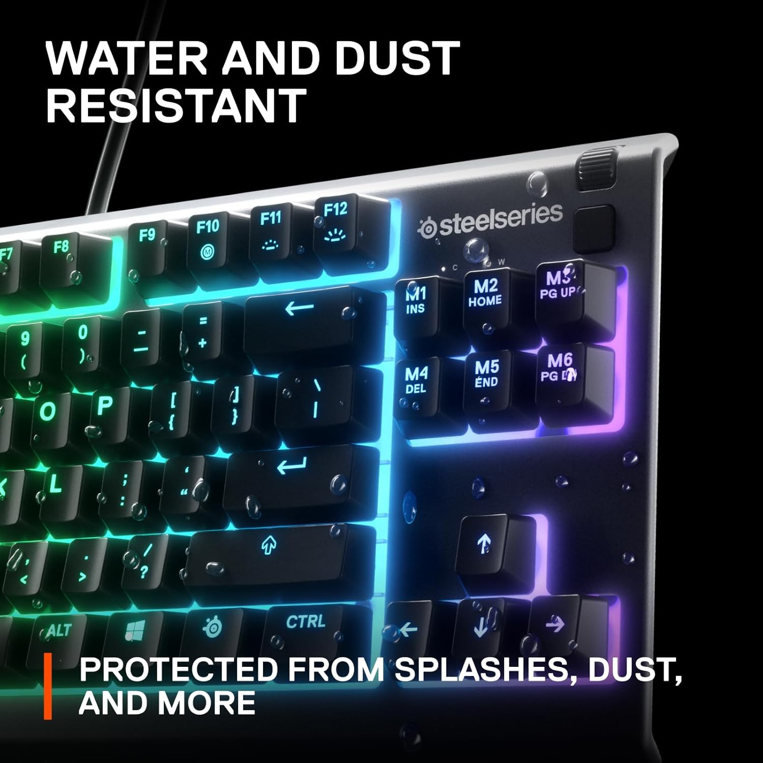 Thumbnail 4 de SteelSeries Apex 3 TKL – Silent, IP32, RGB, US QWERTY Tenkeyless Gaming Keyboard