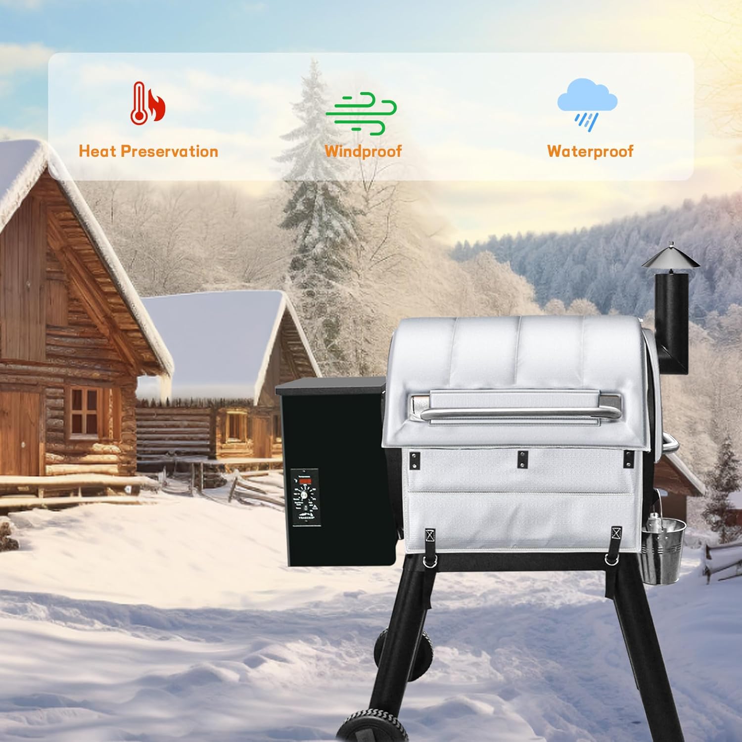 Thumbnail 5 de Traeger Pro 22 Insulation Blanket for Smoker