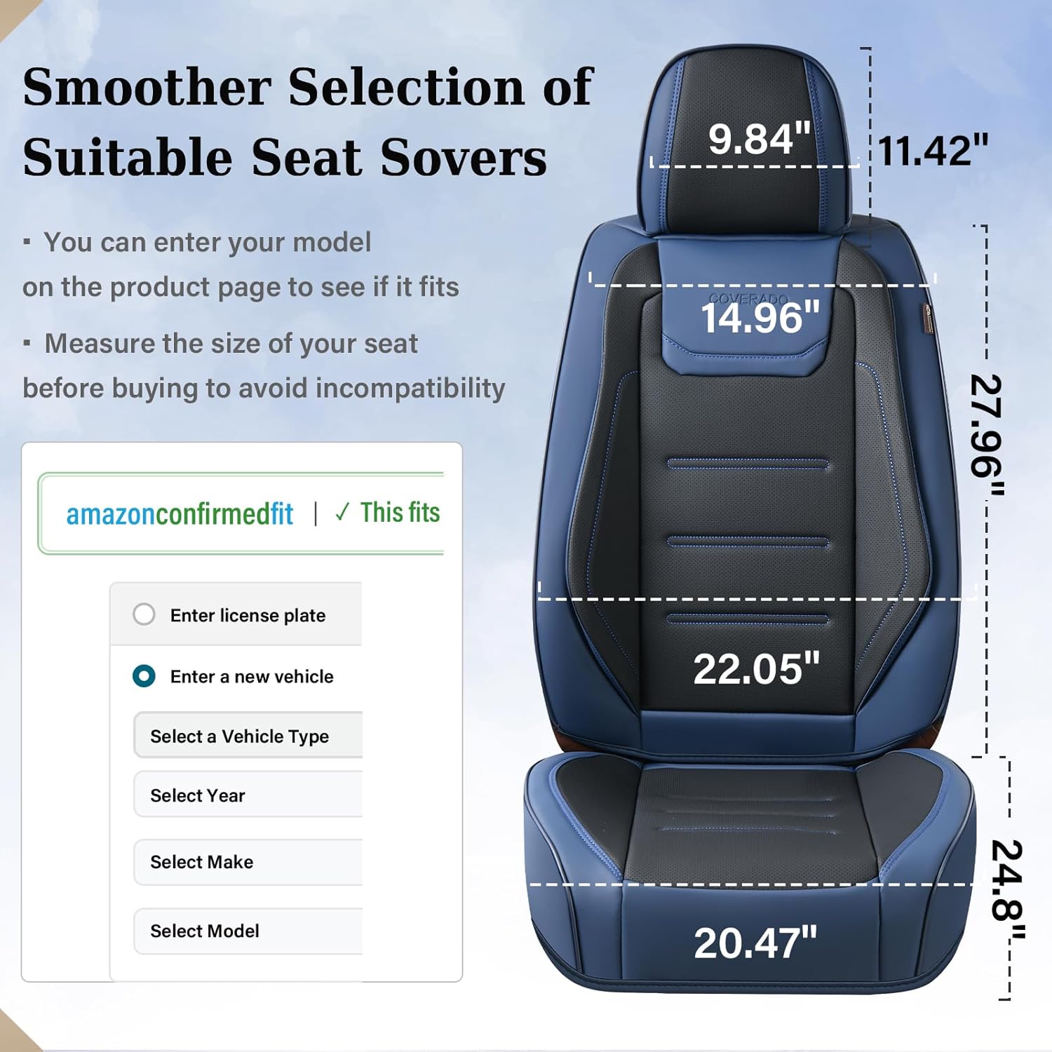 Detalle de Car Seat Covers Waterproof Set for Most Cars