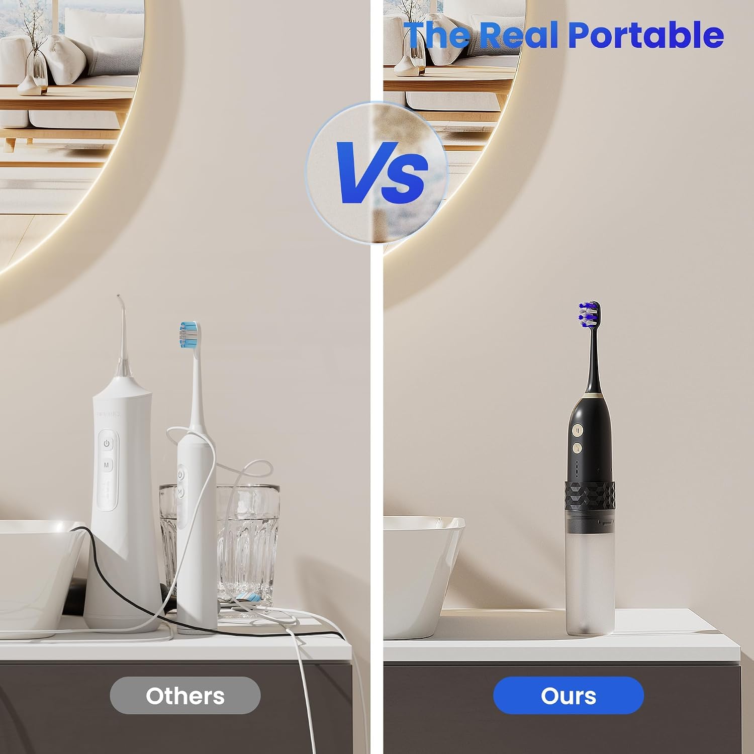 Thumbnail 6 de Electric Toothbrush with Water Flosser 2-in-1 Kit (Black)