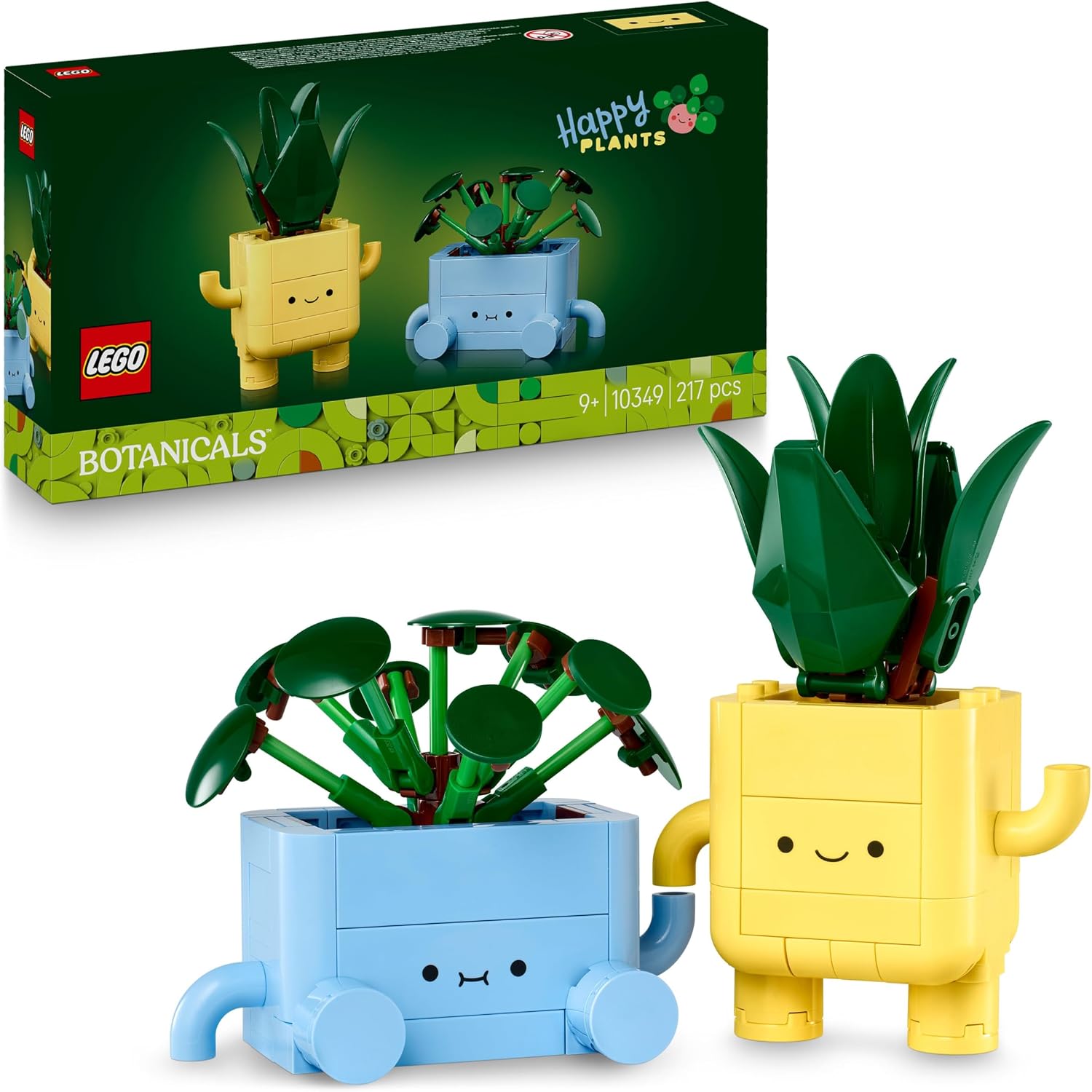 Detalle de LEGO Botanicals Plantas Felices 10349