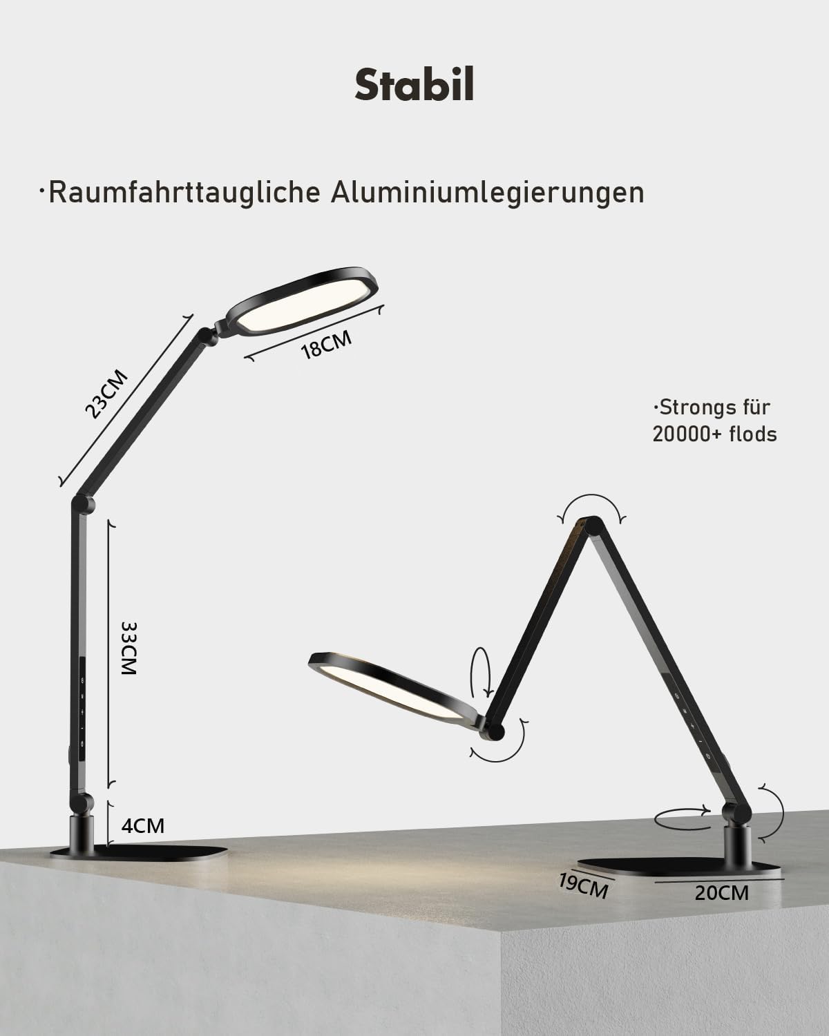 Thumbnail 5 de LitONES Schreibtischlampe 15W LED‑Tageslichtlampe 💡