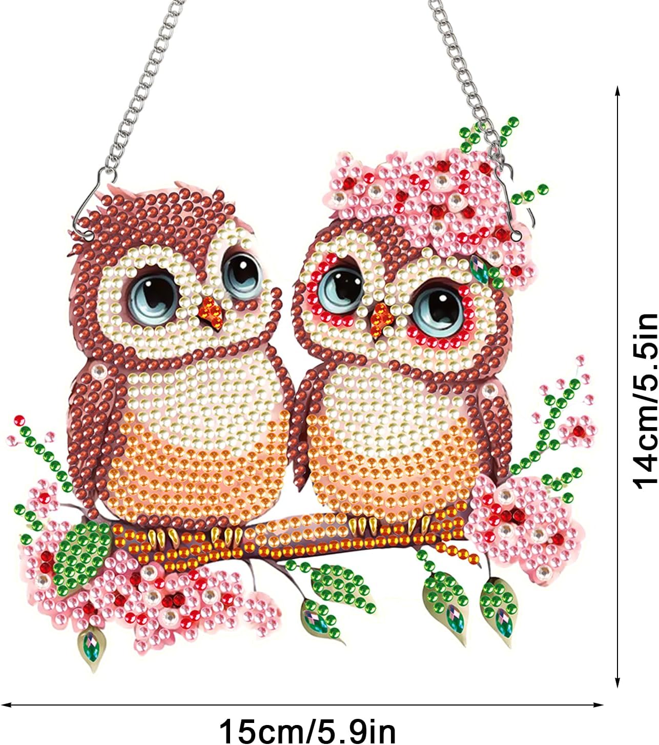 Detalle 2 de AiYuanzsh Diamond Art Hanging Ornament 5D