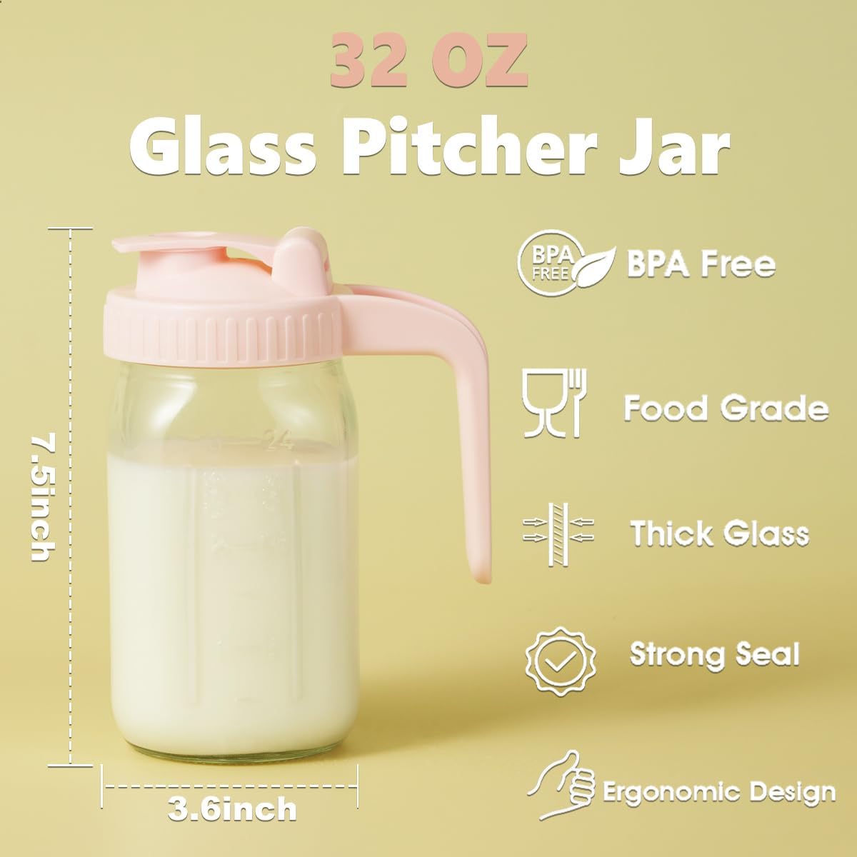 Thumbnail 5 de Miradexic 32oz Breastmilk Pitcher 🥛