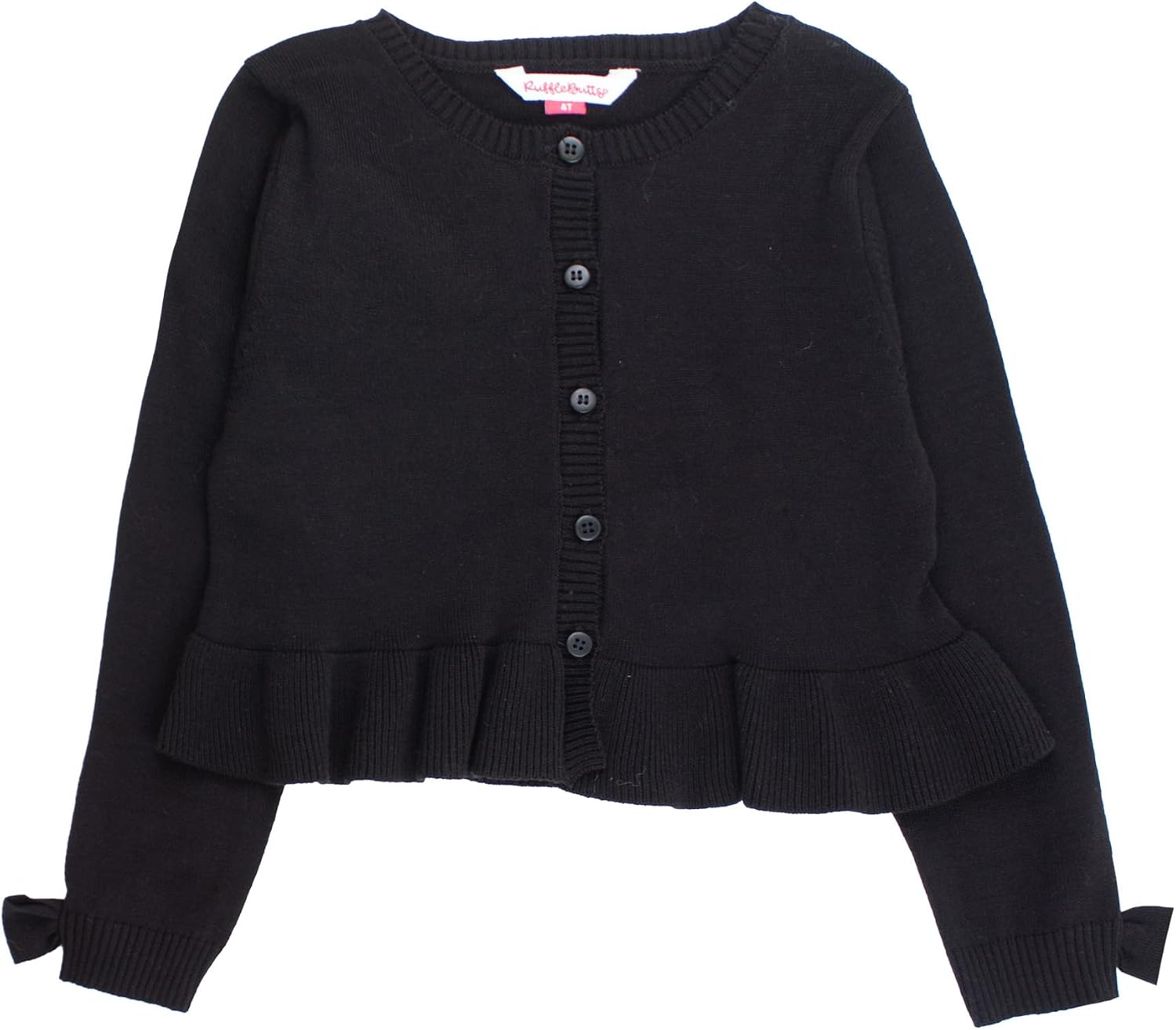 Detalle 1 de RuffleButts Baby Sweater-Knit Cardigan
