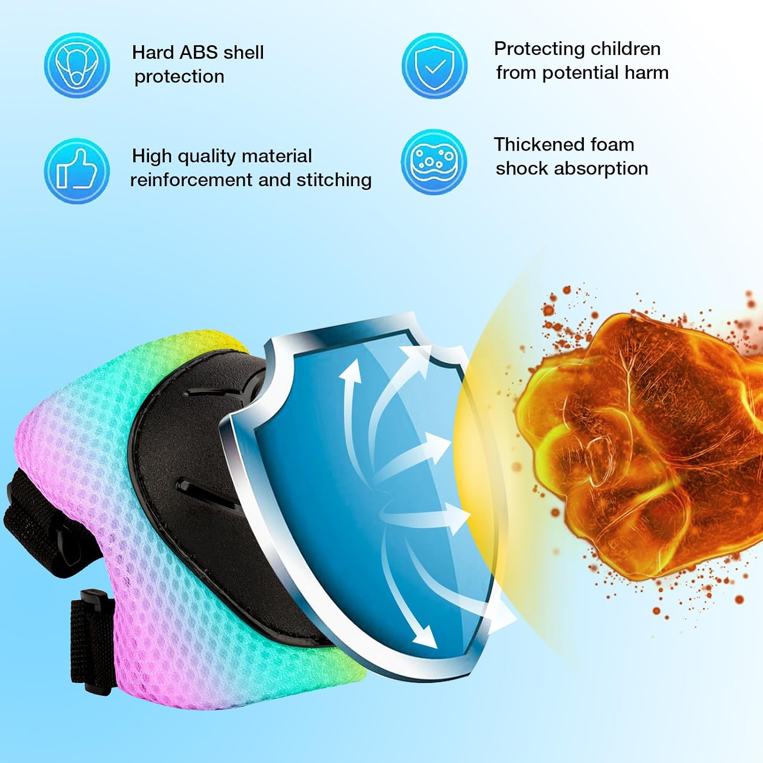 Detalle de Kids protective gear set, medium
