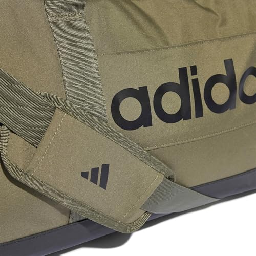 Detalle 2 de adidas Essentials Linear Duffel Bag – Olive Strata/Black, Größe M