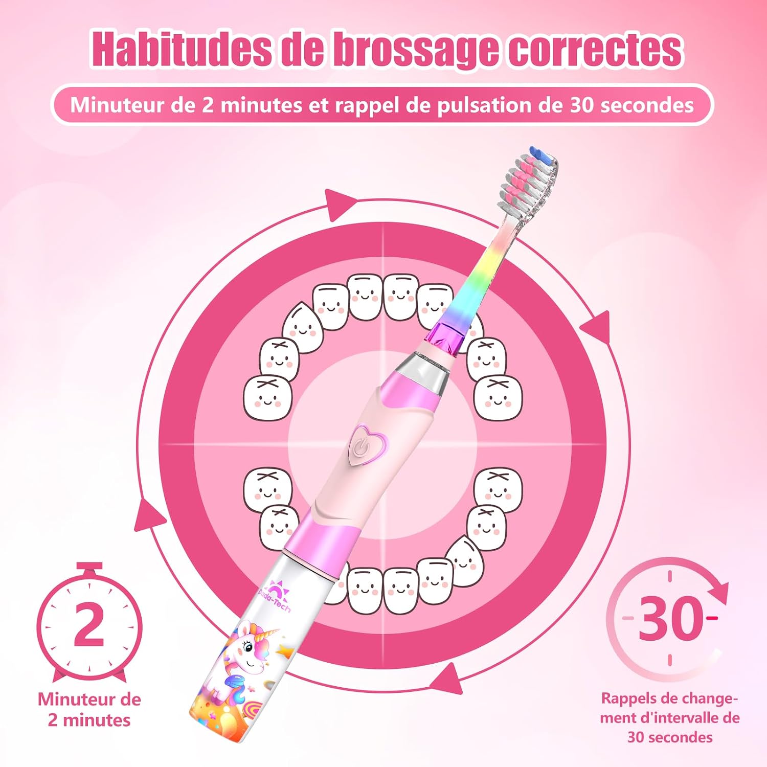 Thumbnail 5 de Brosse à dents électrique enfant 3–12 ans 🪥