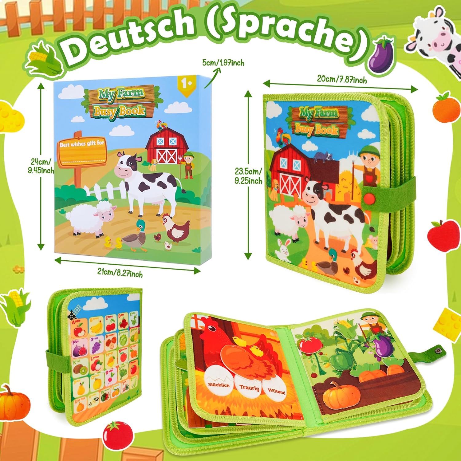 Thumbnail 6 de Busy Board Montessori Lernspielzeug 12+ Monate