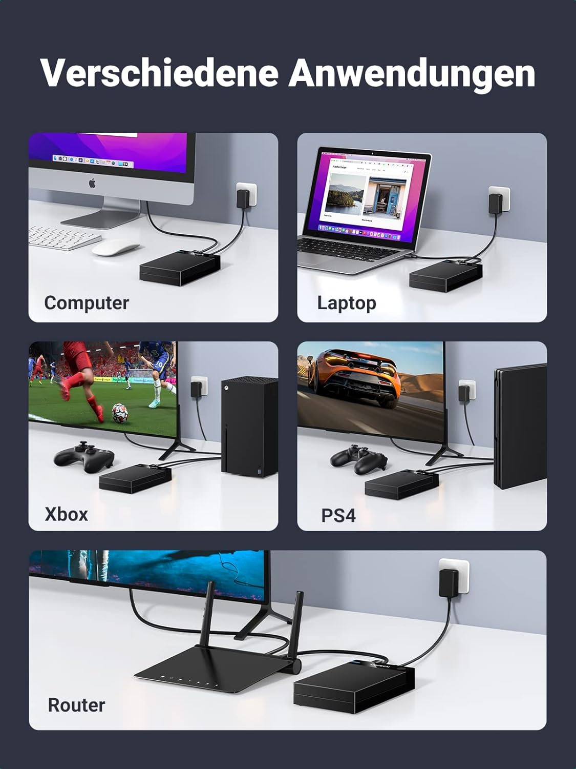 Thumbnail 6 de UGREEN USB 3.0 Festplattengehäuse 3,5 Zoll