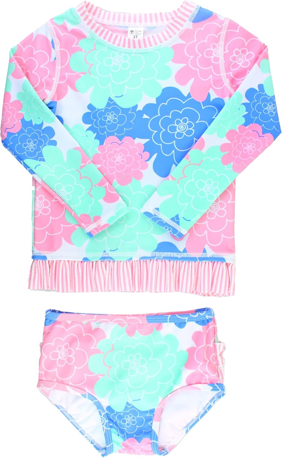 Thumbnail 5 de RuffleButts Baby/Toddler Long Sleeve Rash Guard UPF50+