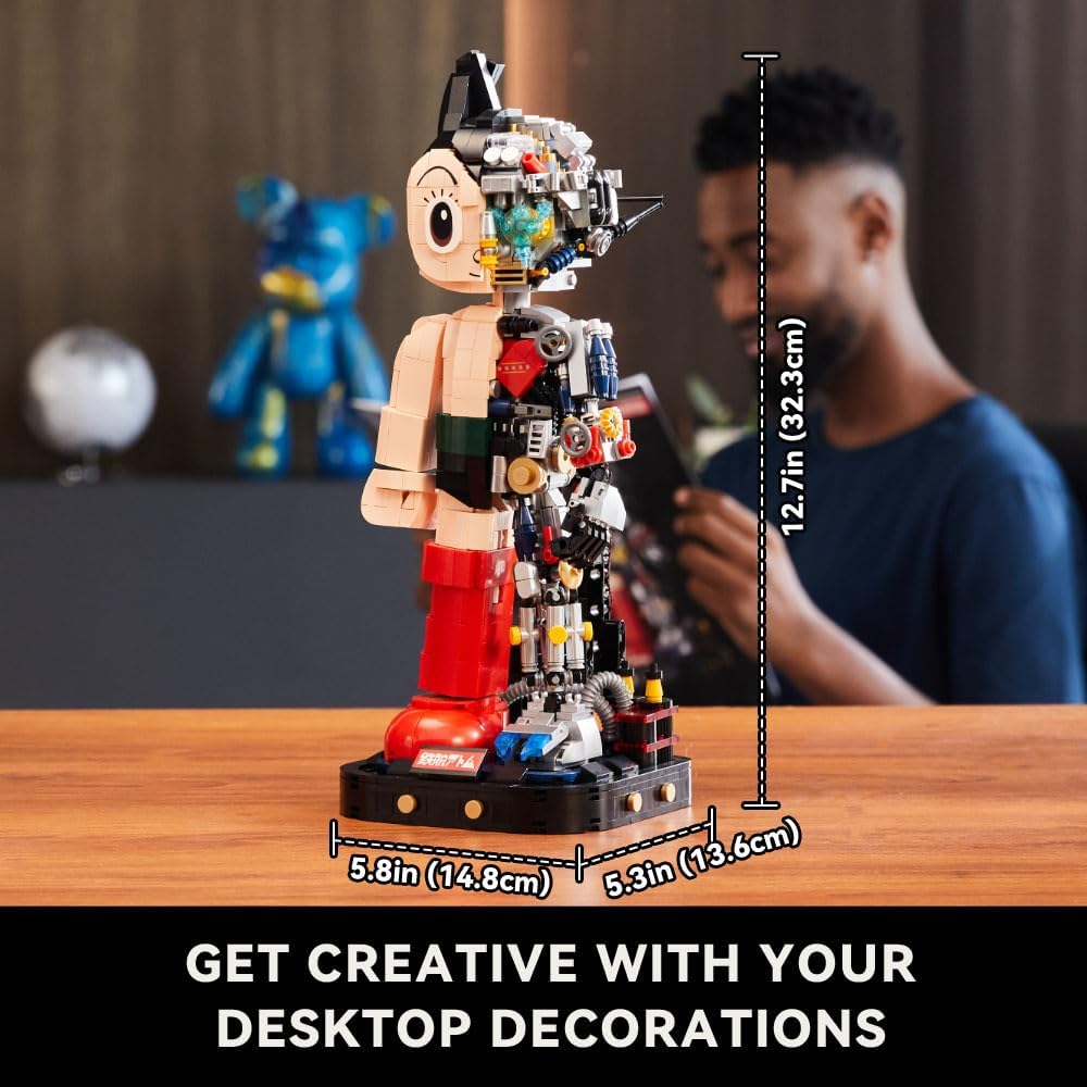 Detalle de PANTASY Astro Boy Robot Set de Construction 32 cm – Astro Boy Mechanical Clear