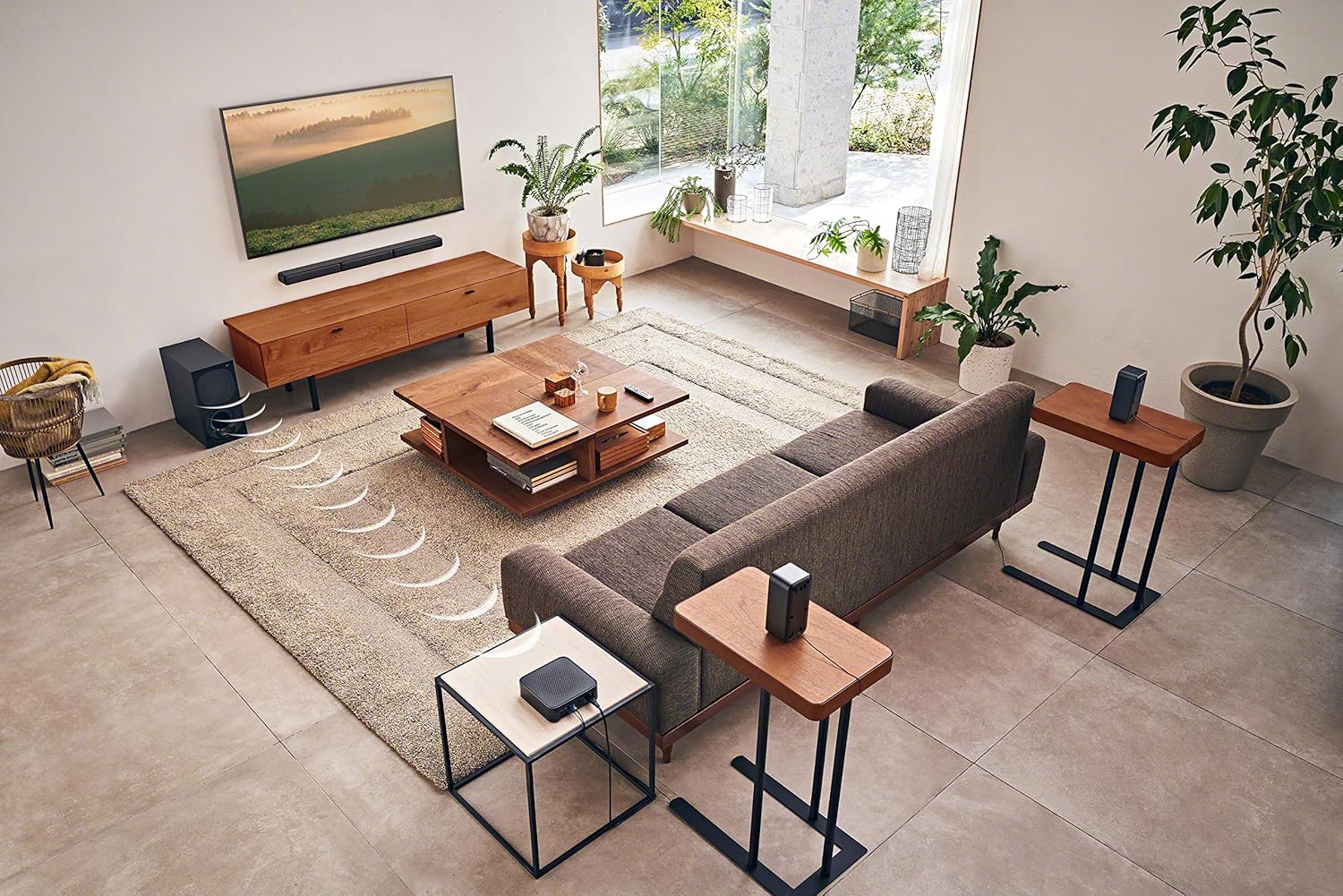 Thumbnail 6 de Sony HT-S40R: Soundbar 5.1 canali 600 W con subwoofer cablato e altoparlanti posteriori wireless