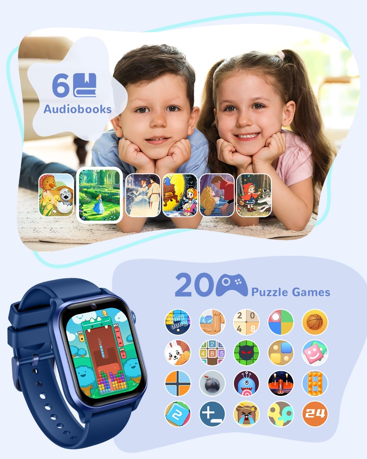 Detalle de RUXINGX Kids Smartwatch 1.52-Inch Display