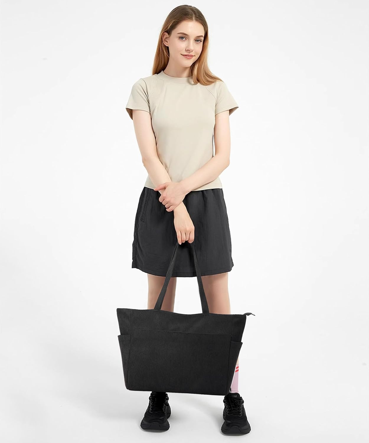 Thumbnail 1 de KALIDI Cord Tasche Damen Große Tote