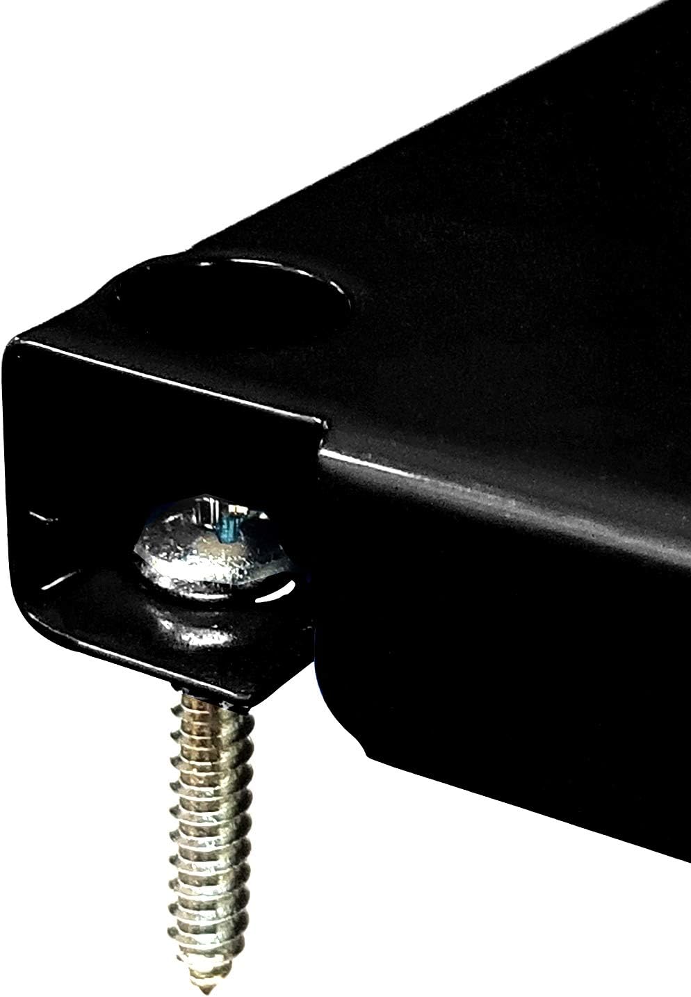 Detalle de Wall Control 30-WRK-400 – metalowa tablica narzędziowa 1,2 m, czarna i magnetyczna