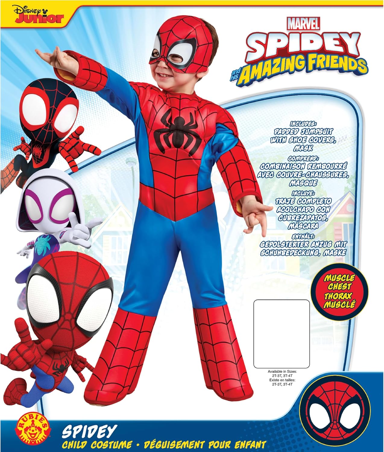 Thumbnail 4 de Rubies Spider-Man Deluxe Toddler Costume