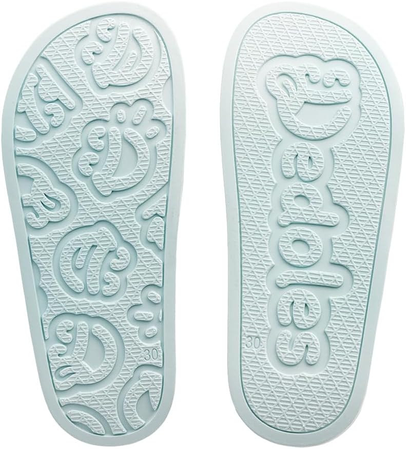 Detalle de Dedoles Badeschuhe & Hausschuhe Damen, Herren & Kinder – lustige Design-Slides, rutschfest, pflegeleicht