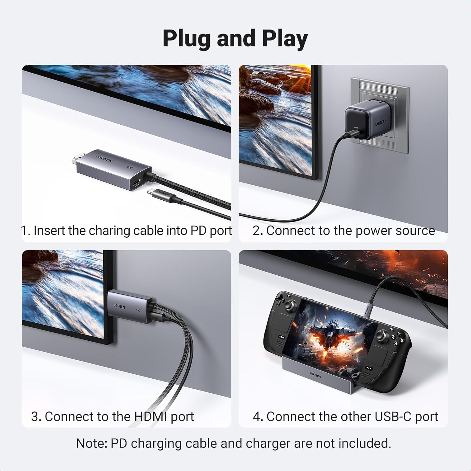 Thumbnail 5 de UGREEN USB C to HDMI Cable 2m 4K@60Hz