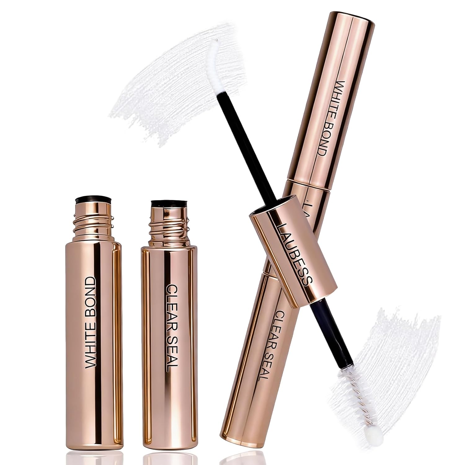 Thumbnail 6 de LAUBESS Cluster Lashes D Curl Mixed Tray (40D-0.07D-Mix8-14) – Wimpern-Extensions im Cluster-Format