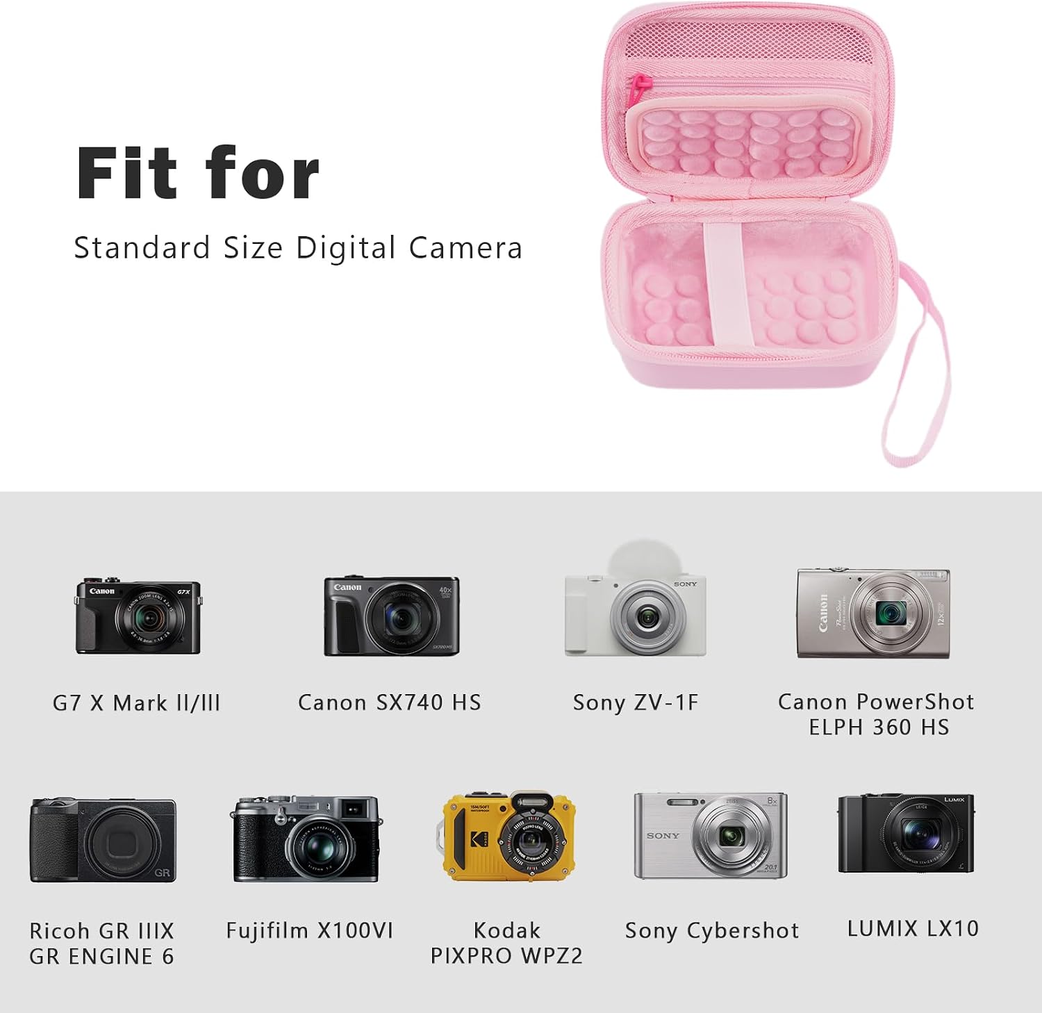 Thumbnail 1 de ProCase Kameratasche Canon G7X Rosa
