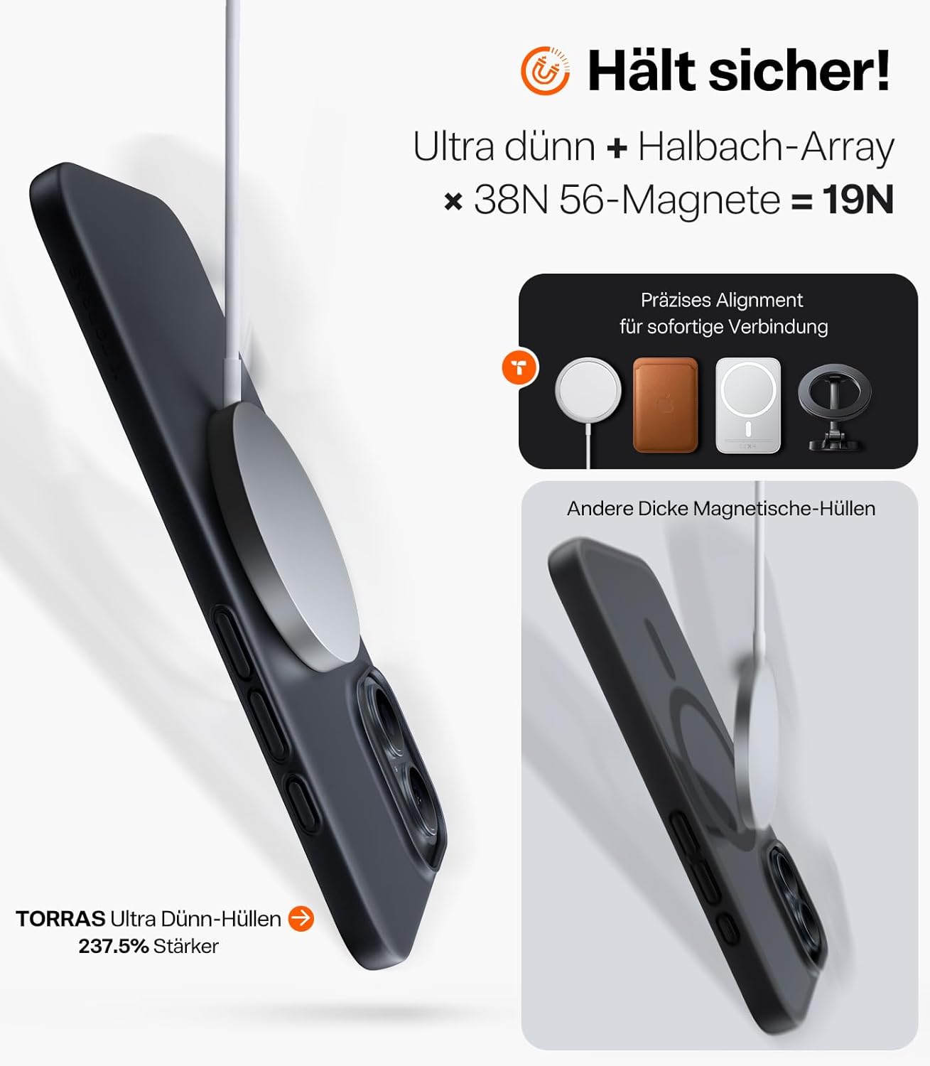 Thumbnail 3 de TORRAS Ultra Dünn iPhone 17 Hülle 0,09 cm