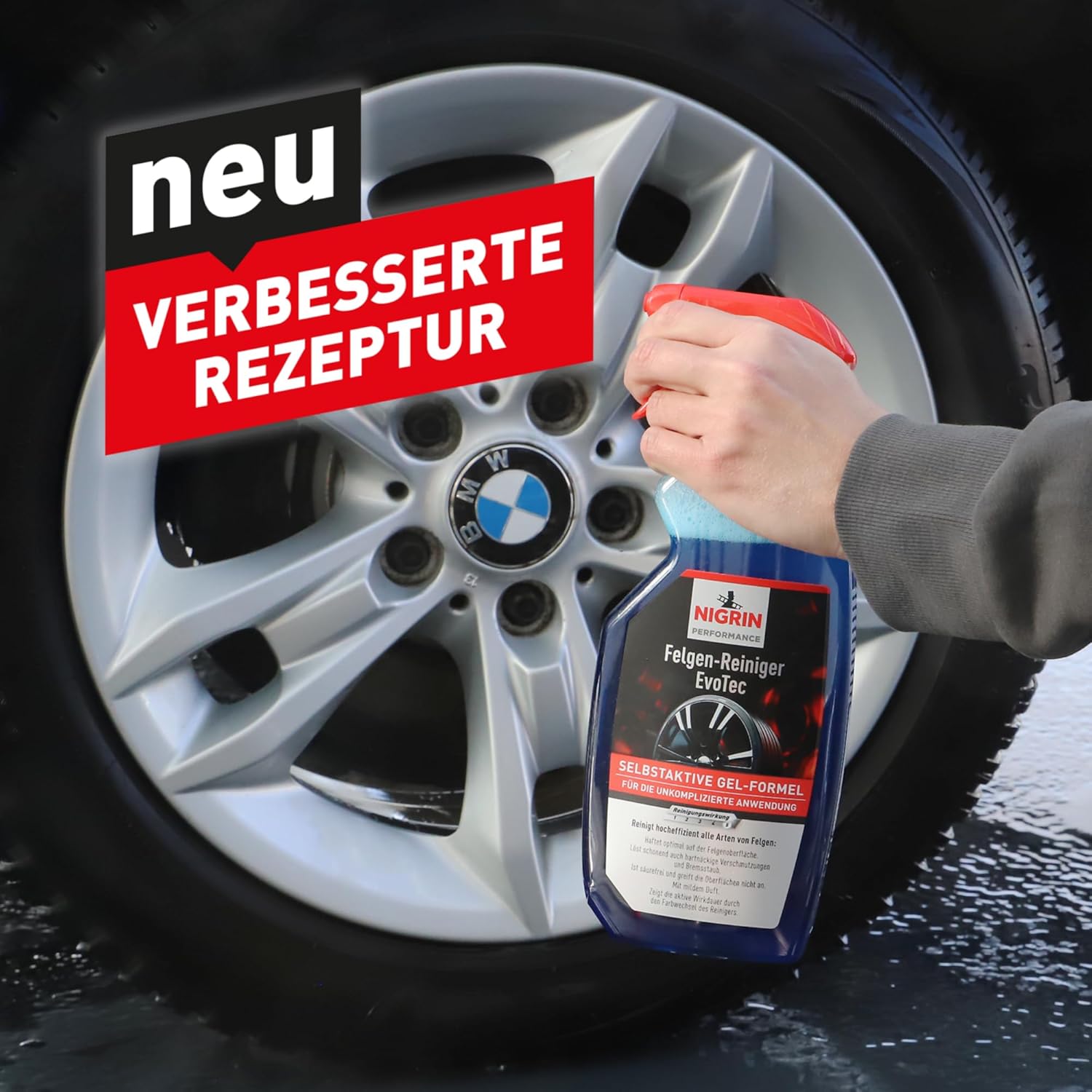 Thumbnail 1 de NIGRIN EvoTec Felgen-Reiniger – hocheffektive Reinigung aller Felgenarten, 3 Liter