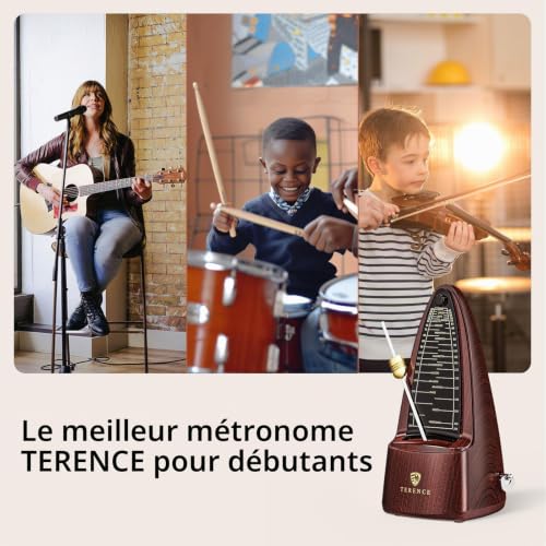 Thumbnail 7 de TERENCE Métronome mécanique à cloche, noyer — précision et élégance pour s’entraîner