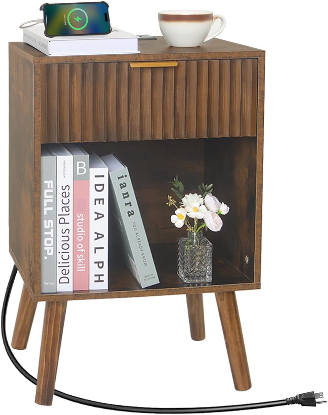 Detalle de Fultyle MDF Nightstand