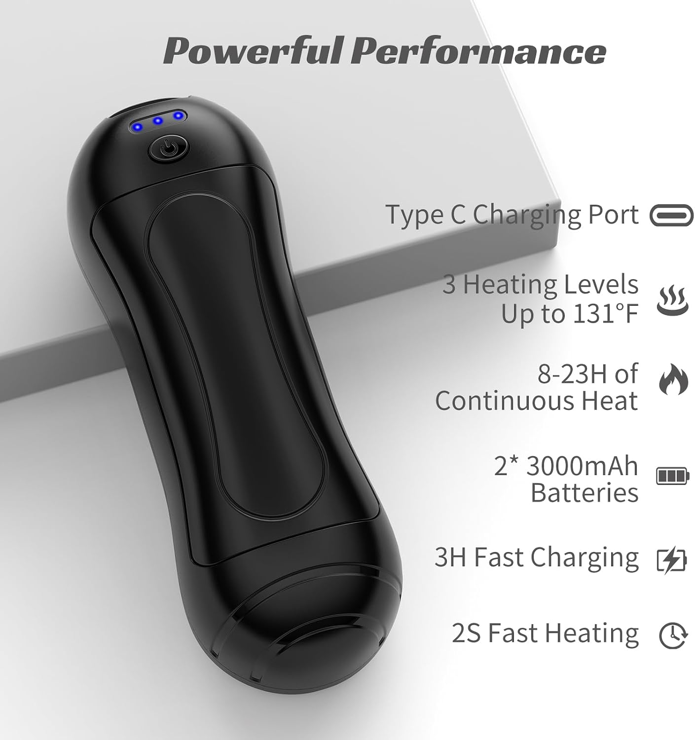 Detalle 2 de FANDLISS 2 in 1 Hand Warmer with 6000mAh