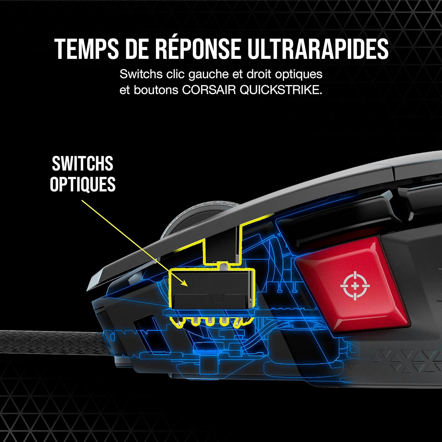 Thumbnail 4 de Corsair M65 RGB ULTRA souris 26 000 DPI