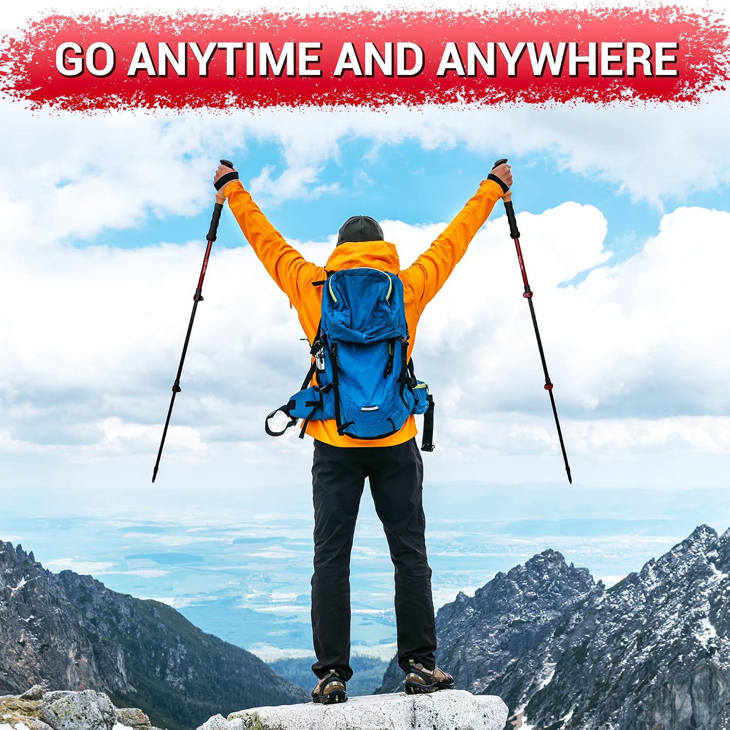 Thumbnail 5 de TheFitLife Trekking Poles – Lightweight 7075 Aluminum Hiking Poles with Cork Grips