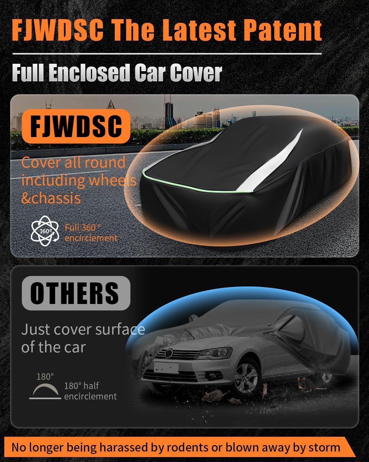 Thumbnail 1 de FJWDSC Full Enclosed Car Cover for SUV/Hatchback Up to 430 cm