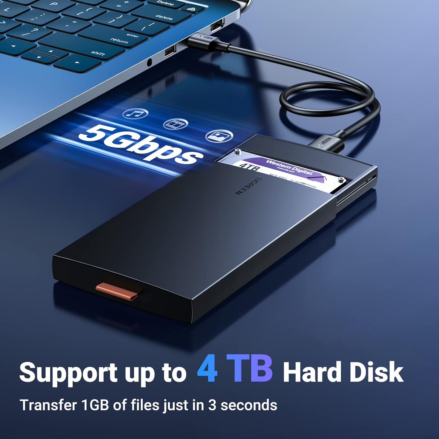 Detalle 2 de UGREEN USB 3.0 Hard Drive Cable