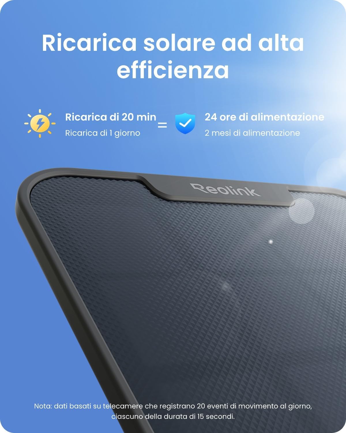 Thumbnail 4 de Reolink 4K Telecamera Wi-Fi Esterno con Batteria e Pannello Solare – 360° PTZ, Visione Notturna a Colori, Auto Tracking