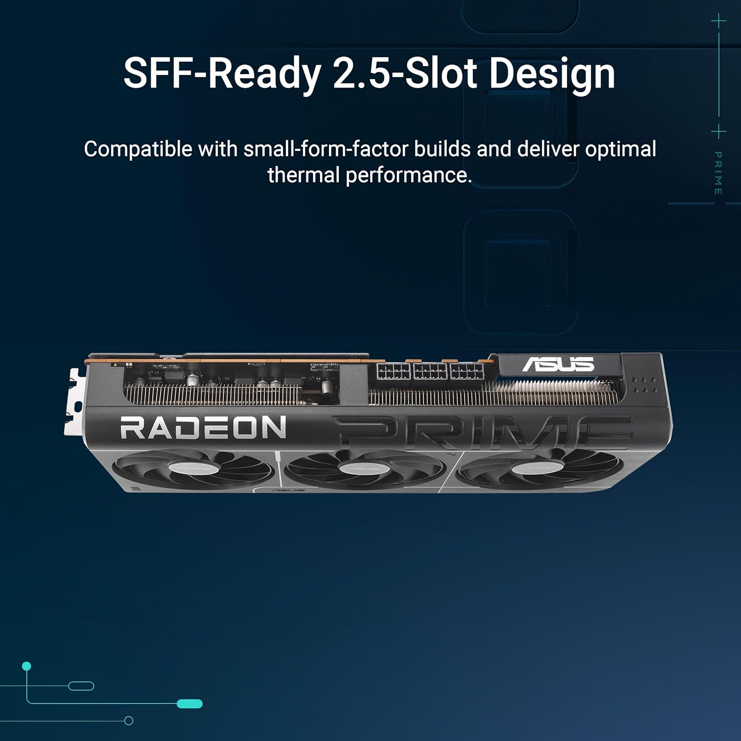Detalle de ASUS Prime Radeon RX 9070 XT OC Edition Graphics Card